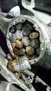 Heroin concealed in axle